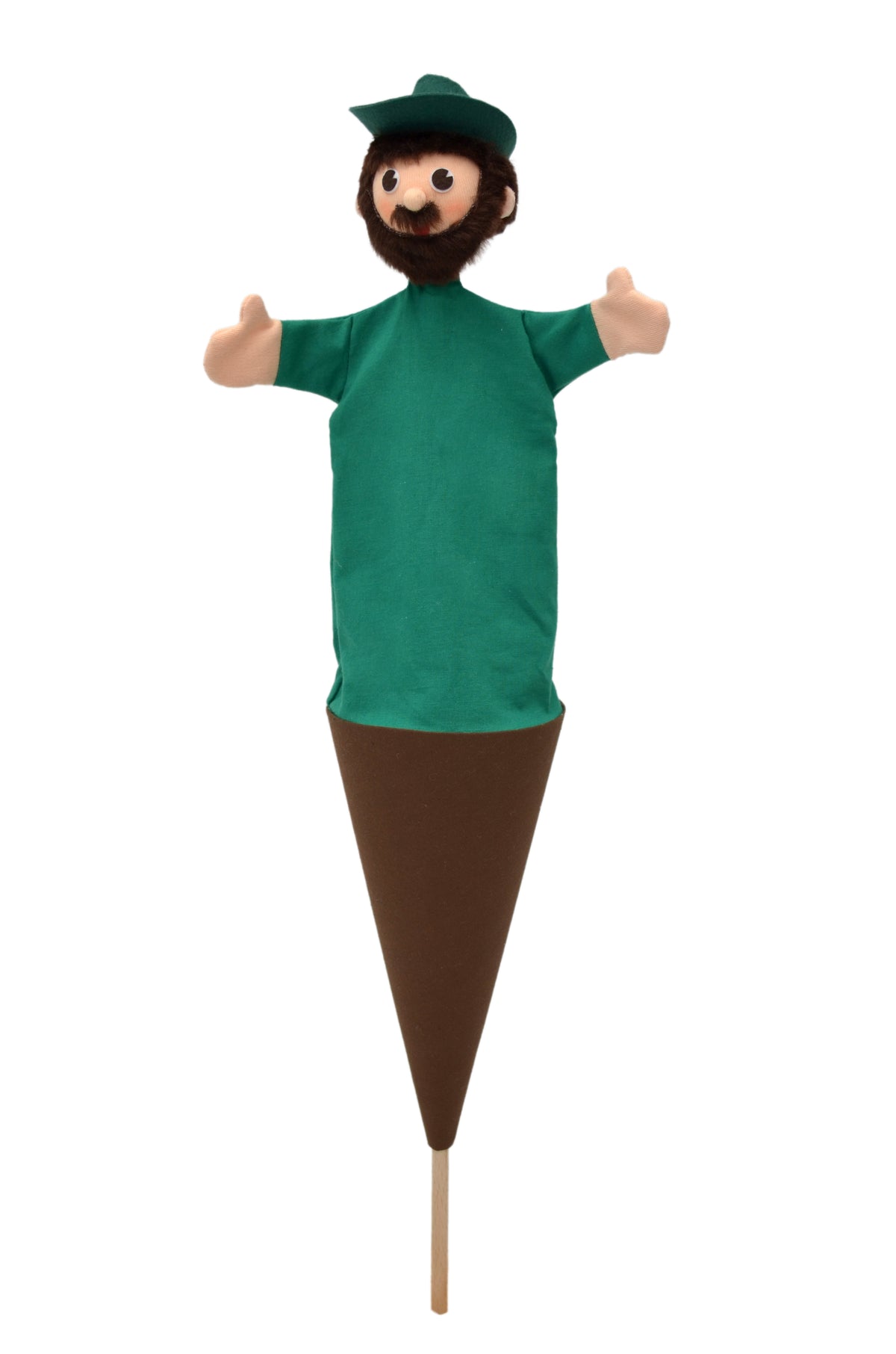 Pop-up Puppet Hunter 55 cm, Multicolour Pop-up Puppet - Pintado & Lacado