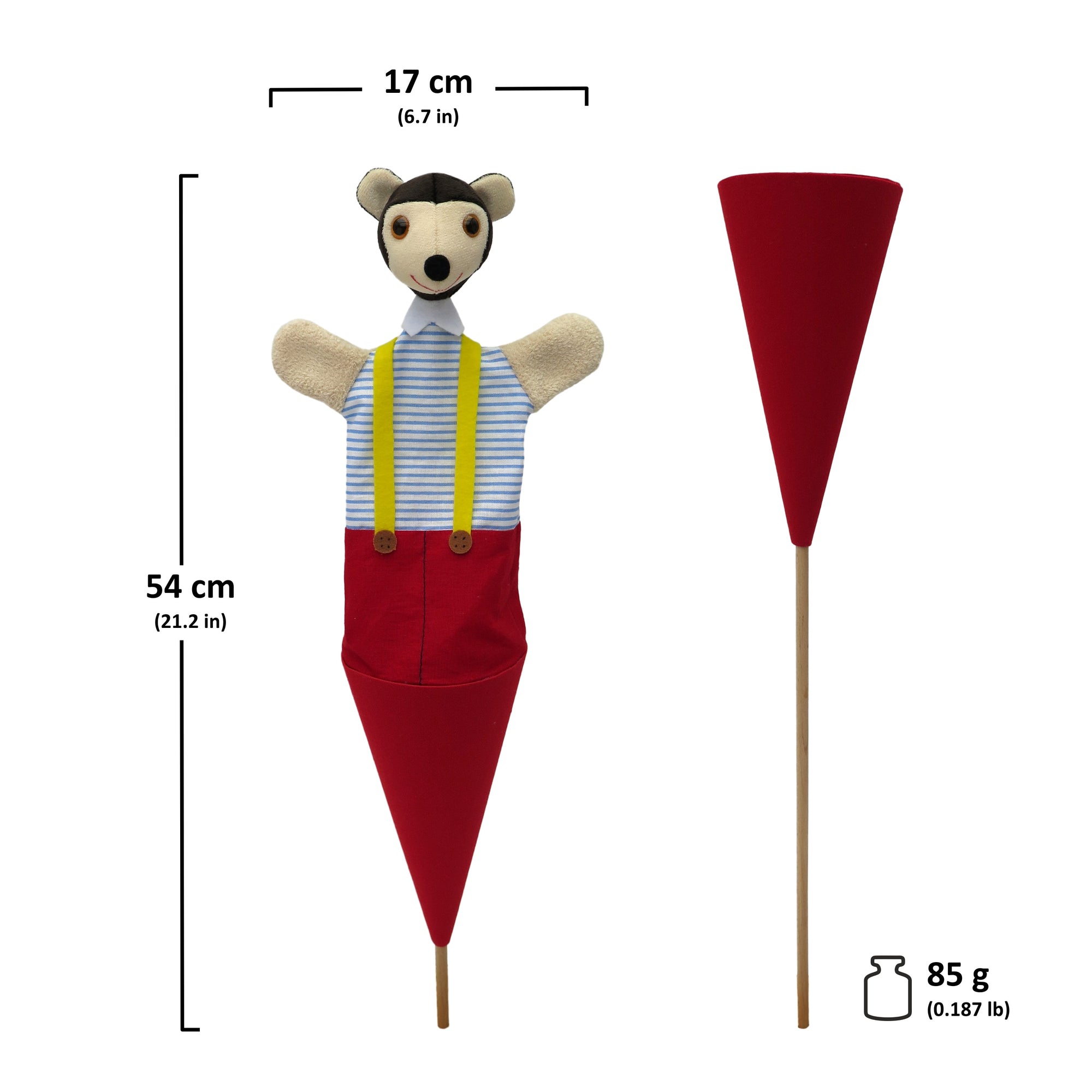 Tütenkasper / Tütenpuppen Pezi 54 cm, 11874A