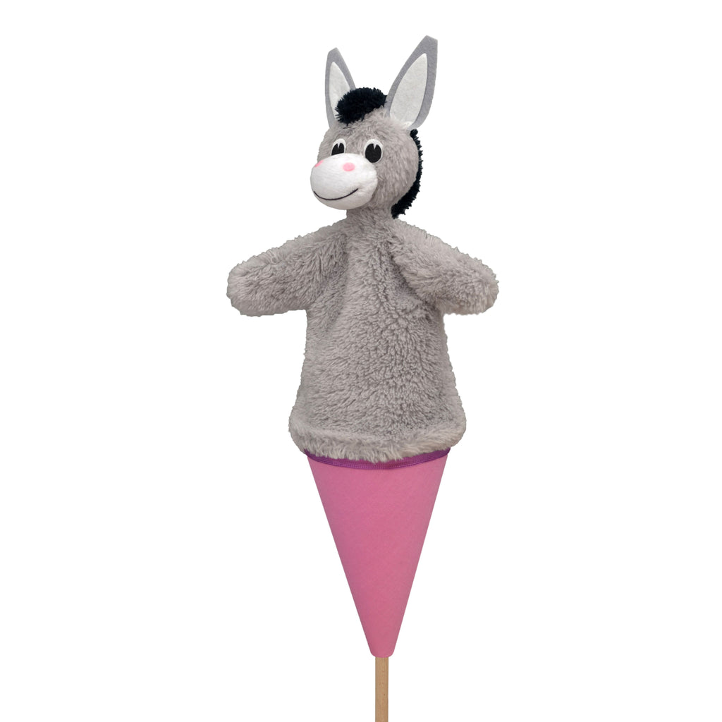 Kornoutová loutka Osel 39 cm