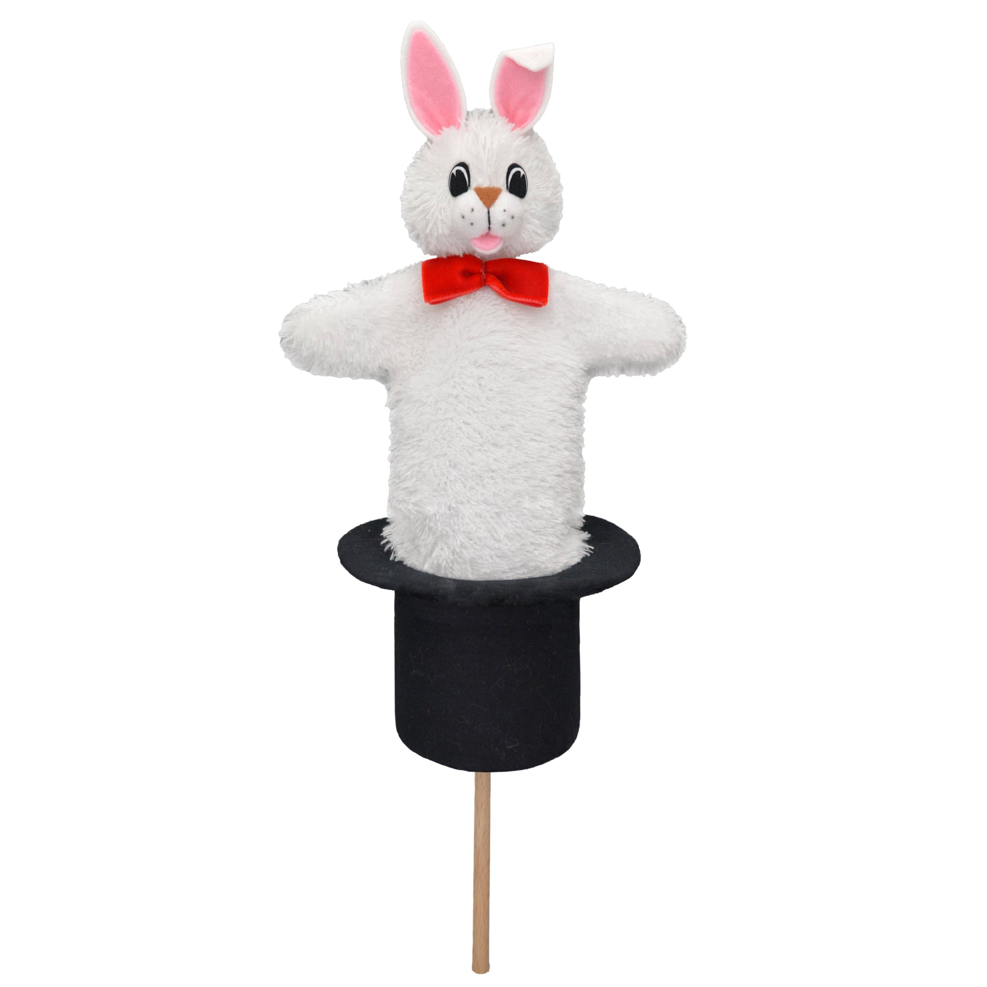 Kornoutová loutka Králík v klobouku 38 cm
