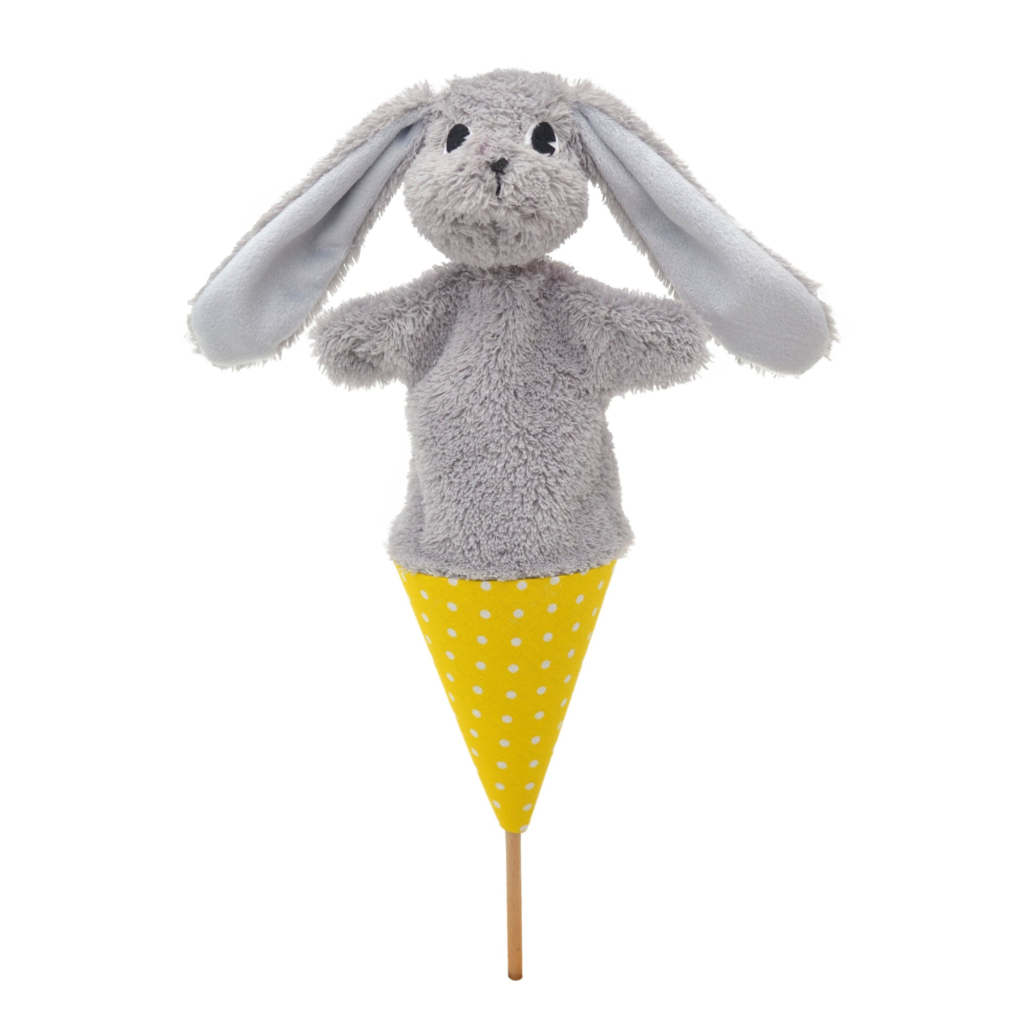 Kornoutová loutka Králík 36 cm