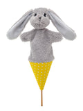 Pop-up Puppet Rabbit 36 cm, Multicolour Pop-up Puppet - Pintado & Lacado
