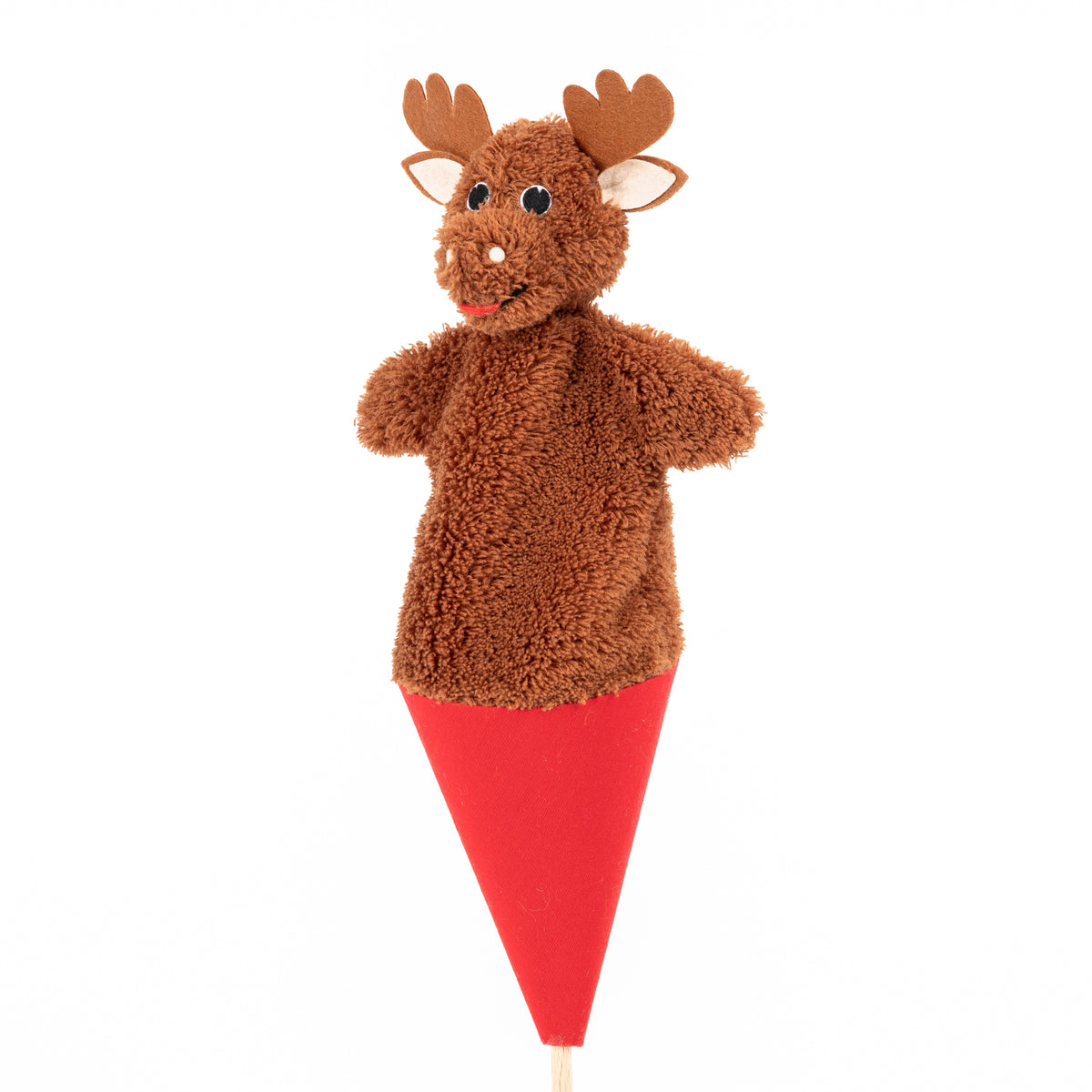 Pop-up Puppet Moose 38 cm, Multicolour