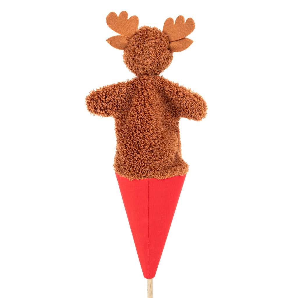 Pop-up Puppet Moose 38 cm, Multicolour