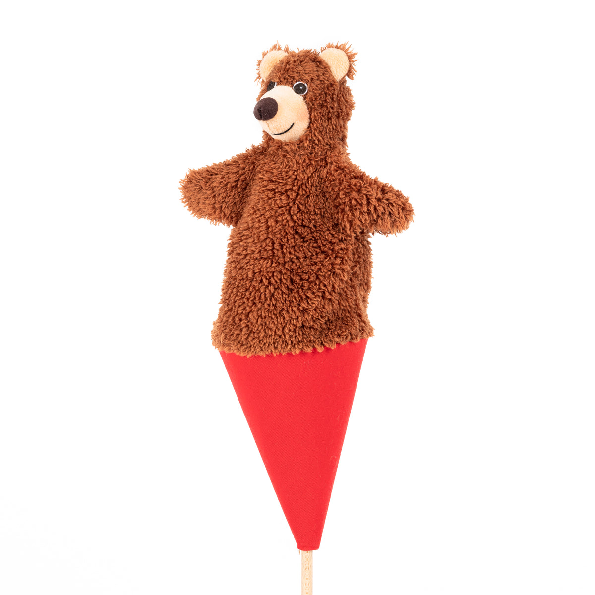 Pop-up Puppet Teddy Bear 36 cm, Multicolour Pop-up Puppet - Pintado & Lacado