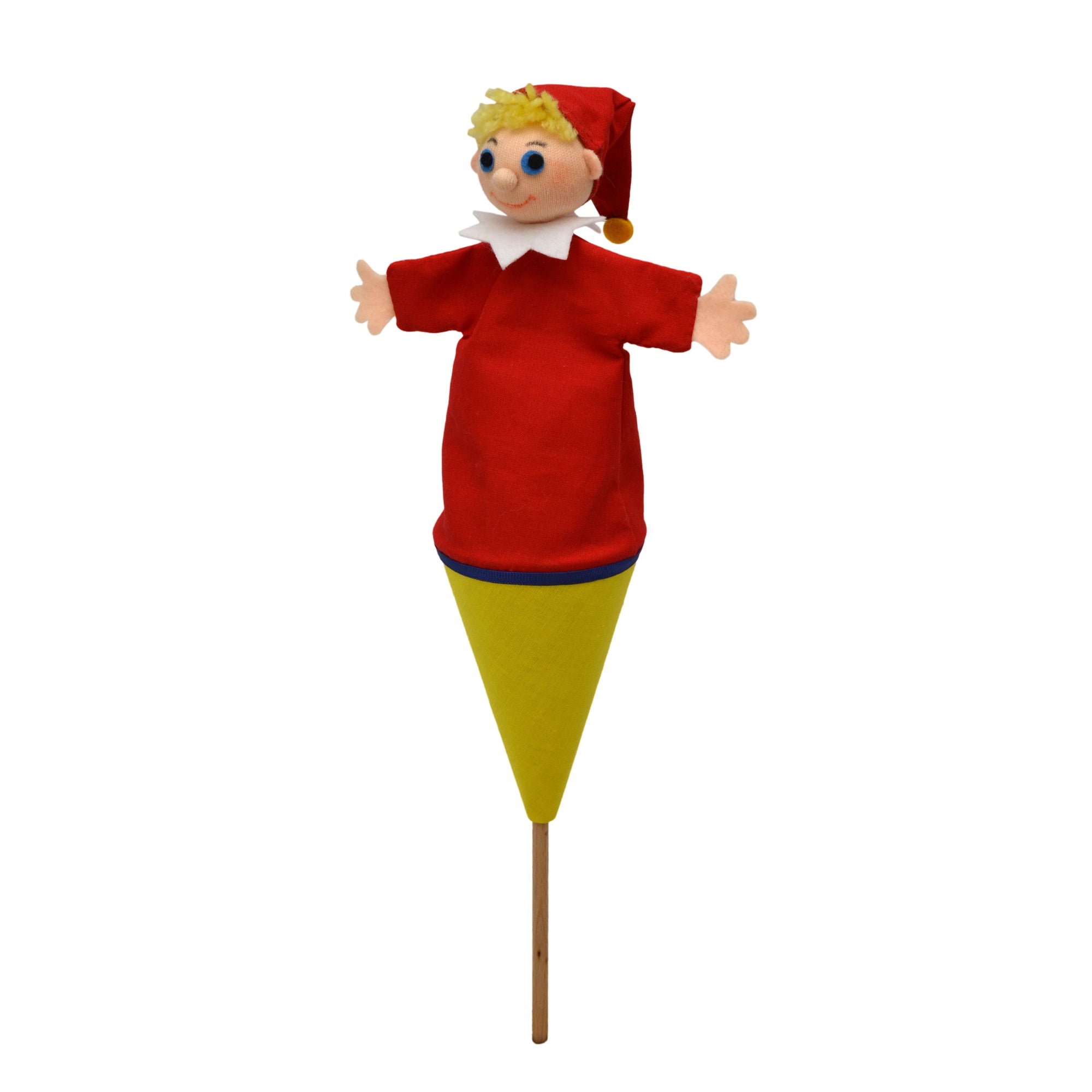 Kornoutová loutka Kašpárek 36 cm