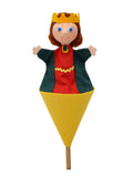 Pop-up Puppet Queen 20 cm, Multicolour Pop-up Puppet - Pintado & Lacado