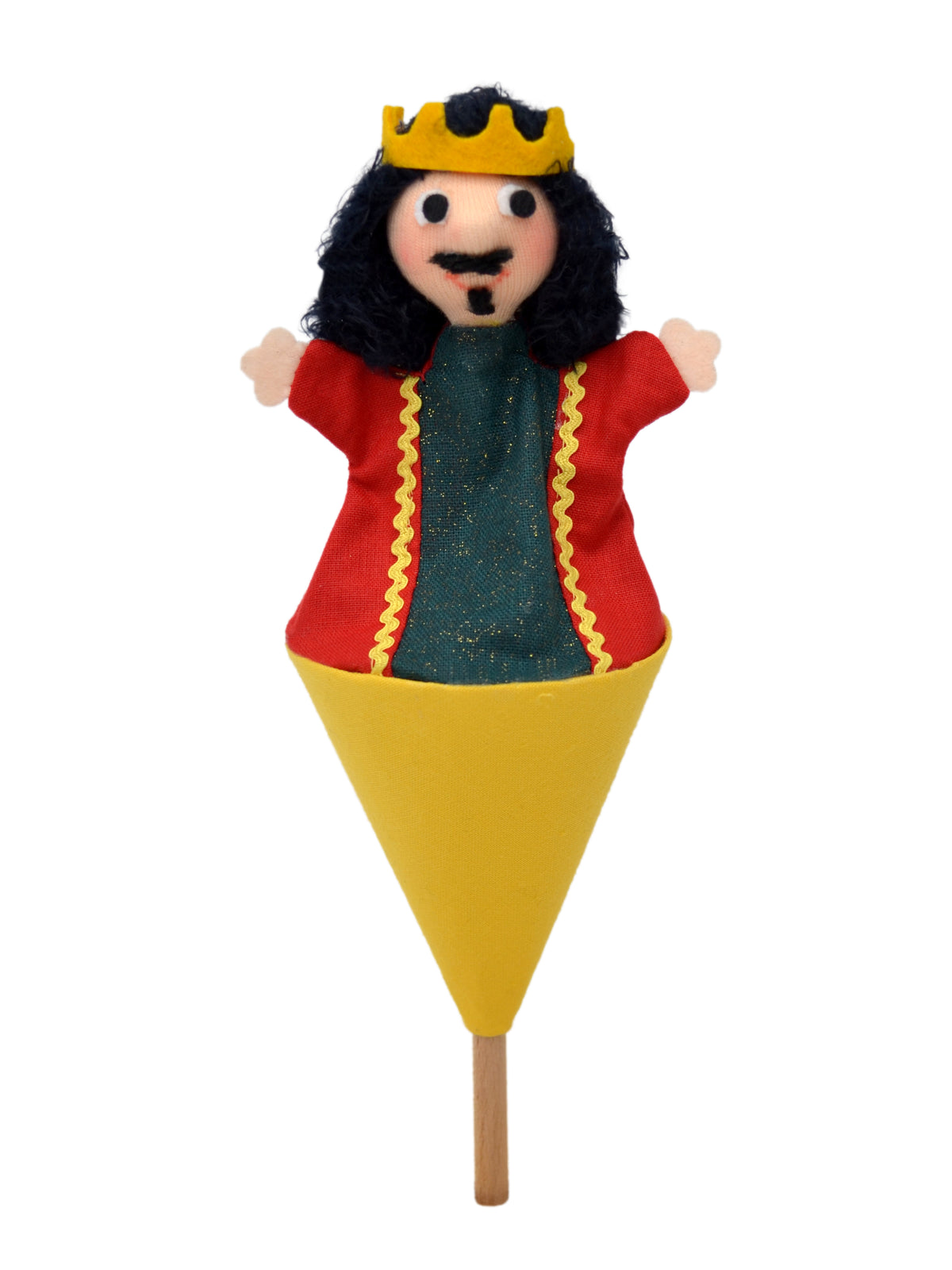 Pop-up Puppet King 20 cm, Multicolour