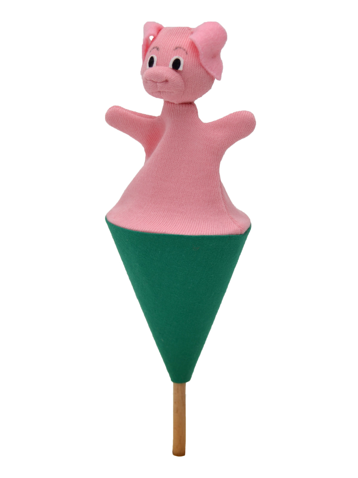 Pop-up Puppet Pig 20 cm, Multicolour Pop-up Puppet - Pintado & Lacado