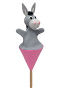 Pop-up Puppet Donkey 22 cm, Multicolour Pop-up Puppet - Pintado & Lacado