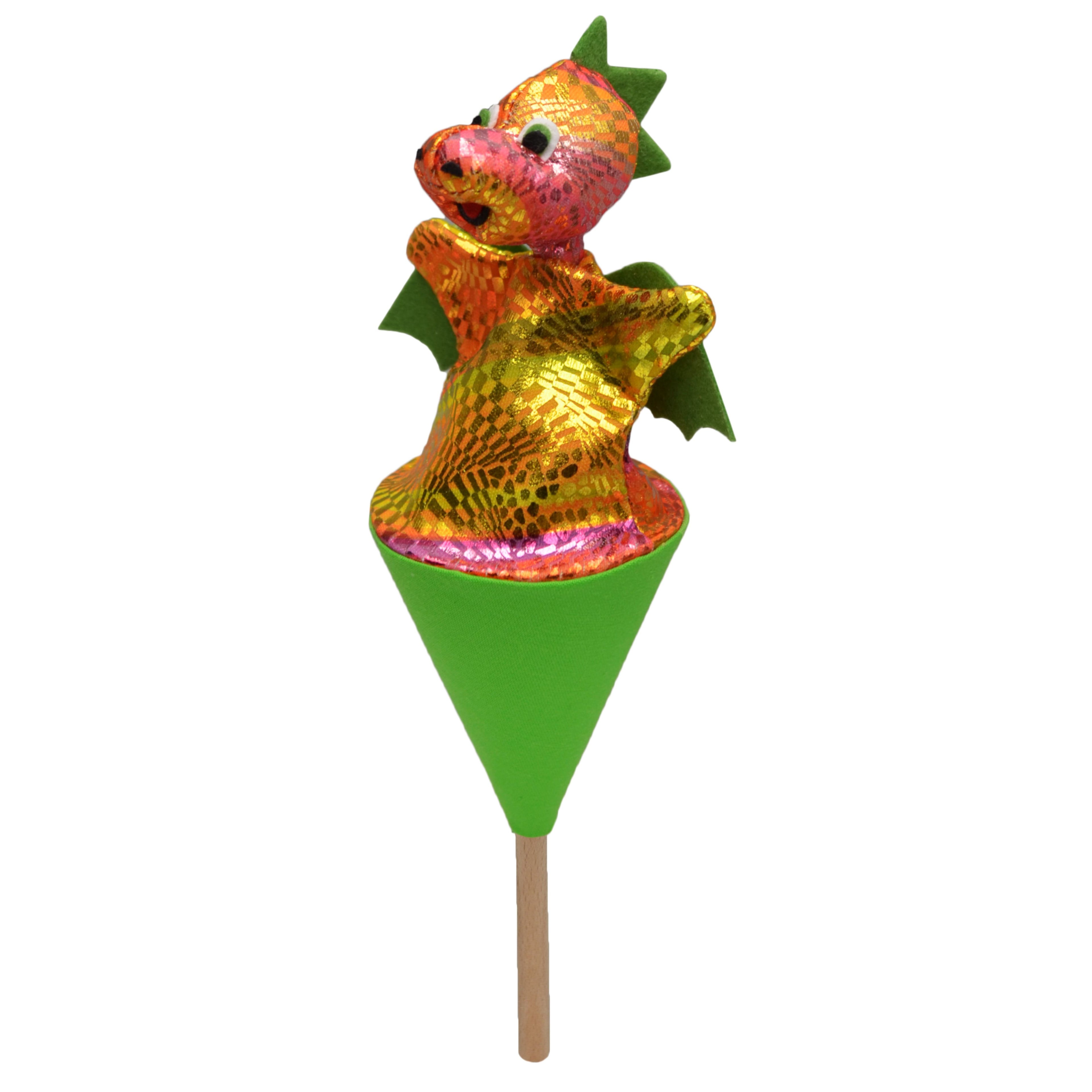 Tütenkasper / Tütenpuppen Drache 20 cm, 13478B