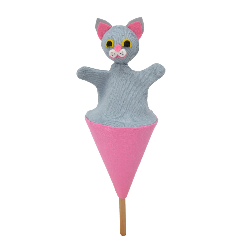 Kornoutová loutka Kočka 20 cm