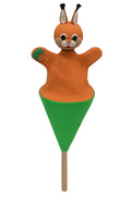 Pop-up Puppet Squirrel with Nut 21 cm, Multicolour Pop-up Puppet - Pintado & Lacado