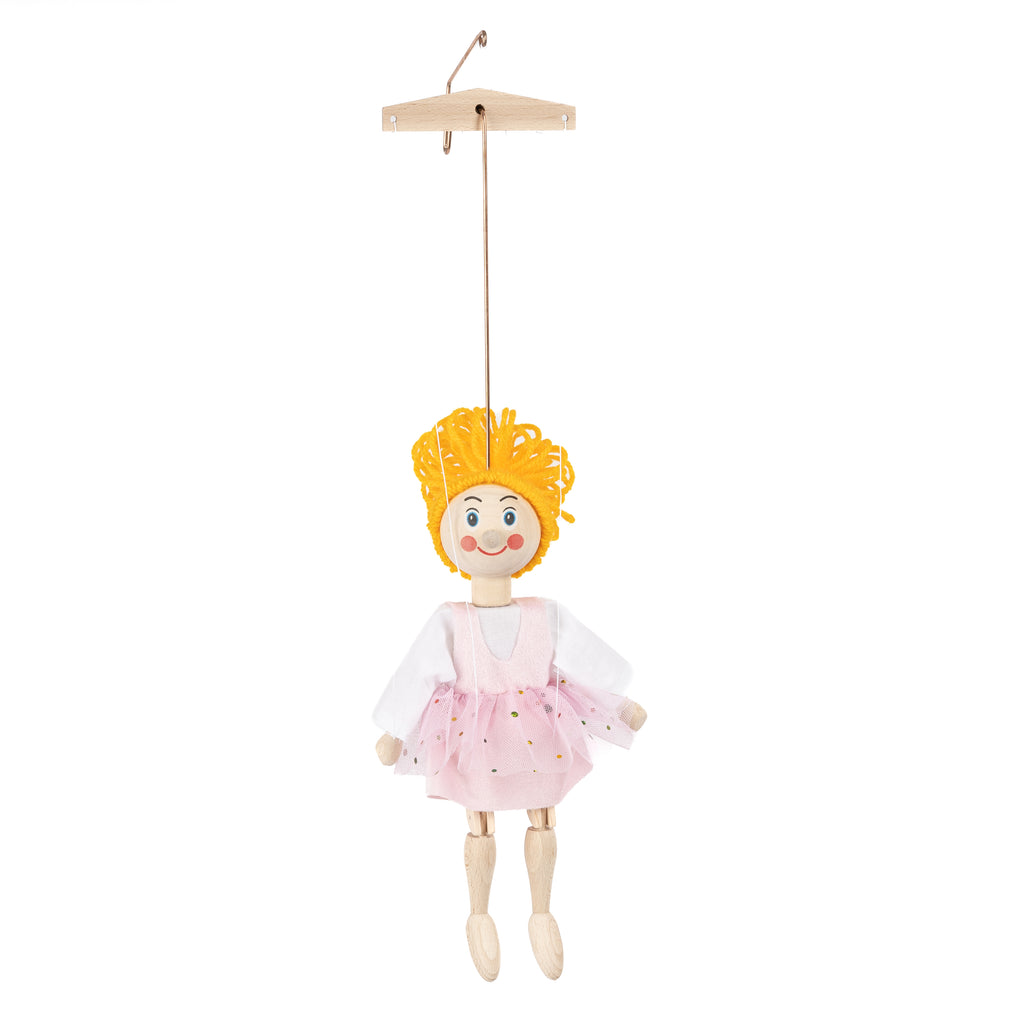 Marionette Ballerina 44 cm, Multicolour Marionette - Pintado & Lacado