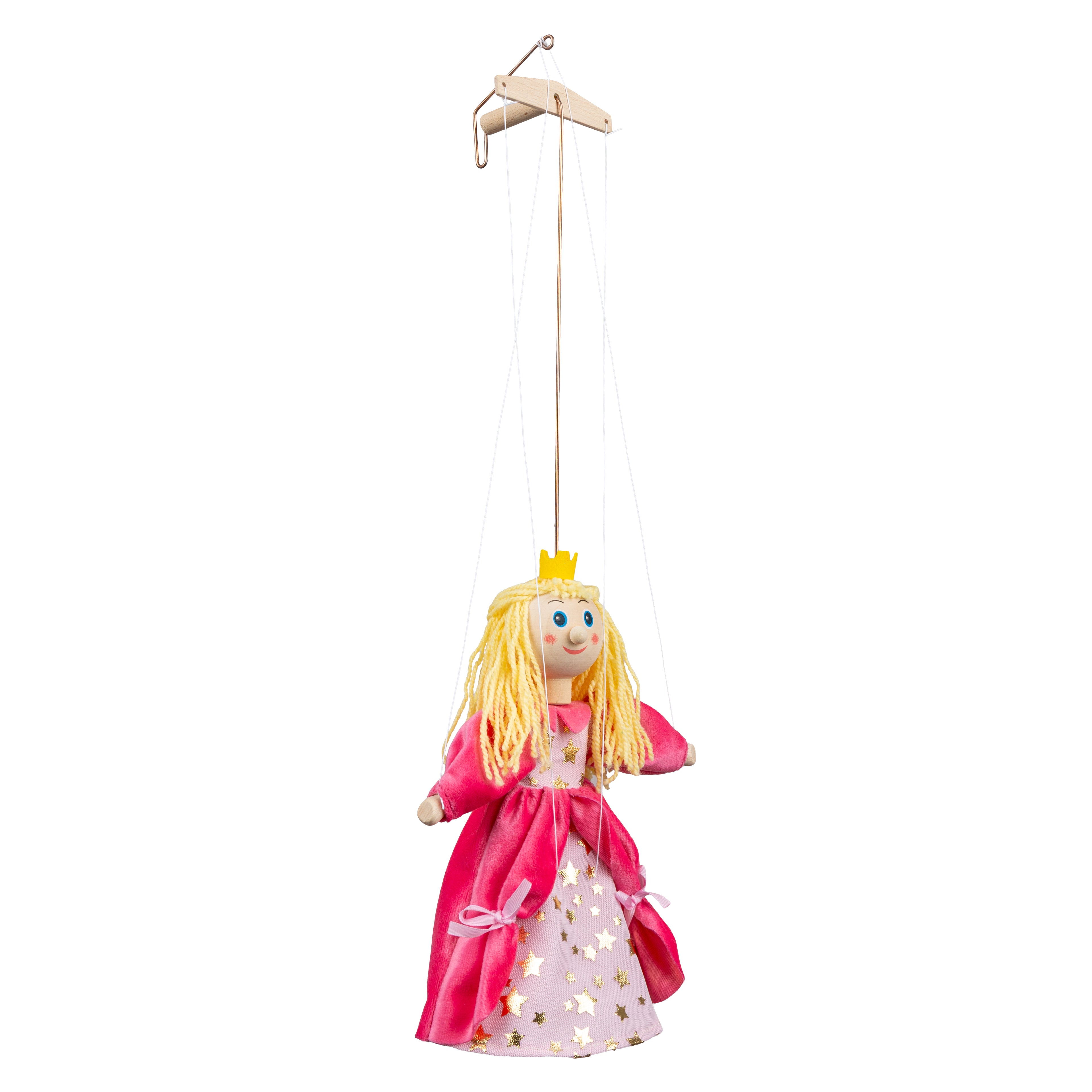 Marionette Prinzessin 43 cm, 18110F Marionette - Pintado & Lacado