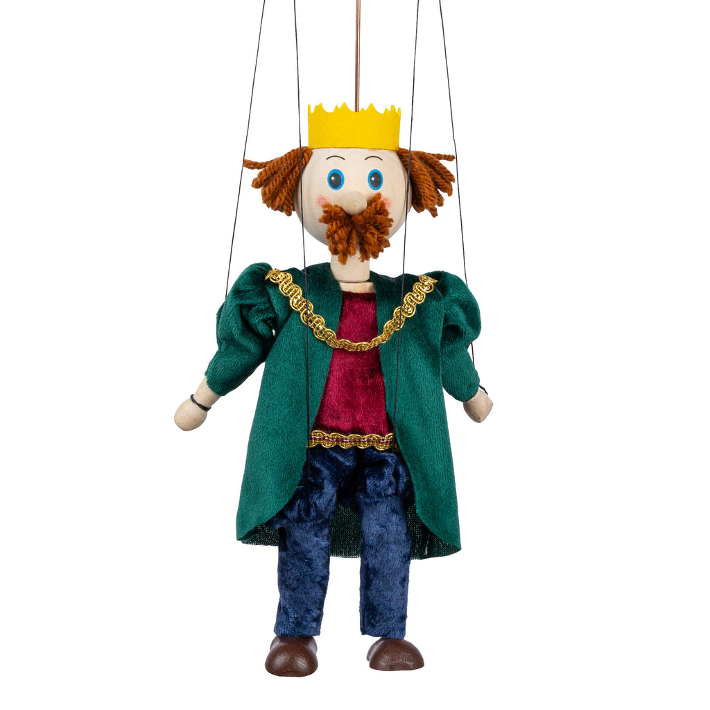 Marionette König 43 cm, 18114D Marionette - Pintado & Lacado