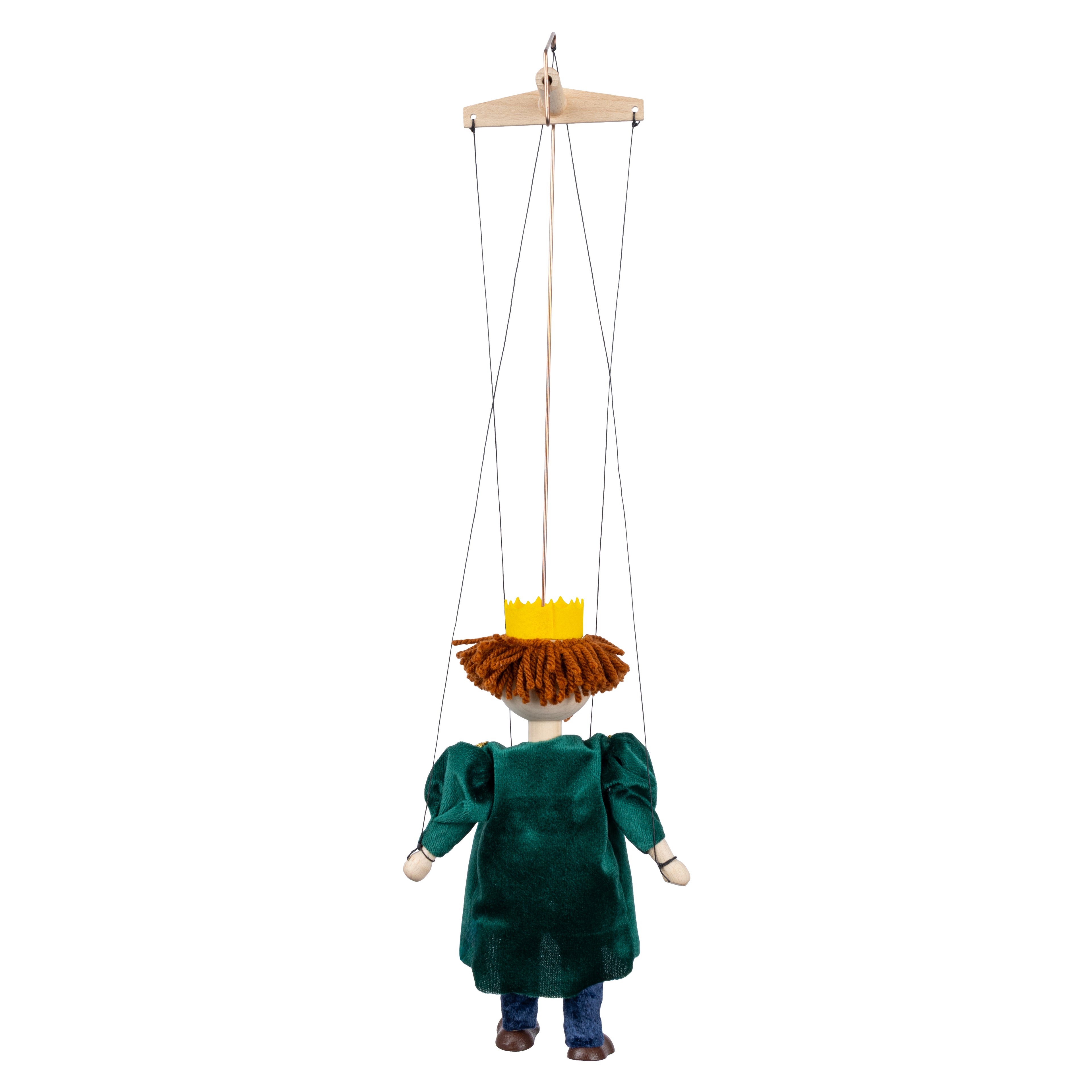 Marionette König 43 cm, 18114D Marionette - Pintado & Lacado