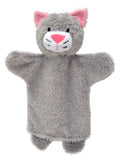 Hand Puppet Cat 27 cm, Grey Hand Puppet - Pintado & Lacado
