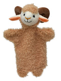 Hand Puppet Ram 27 cm, Brown