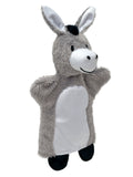 Hand Puppet Donkey 34 cm, Grey Hand Puppet - Pintado & Lacado