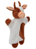 Hand Puppet Cow 31 cm, Multicolour Hand Puppet - Pintado & Lacado