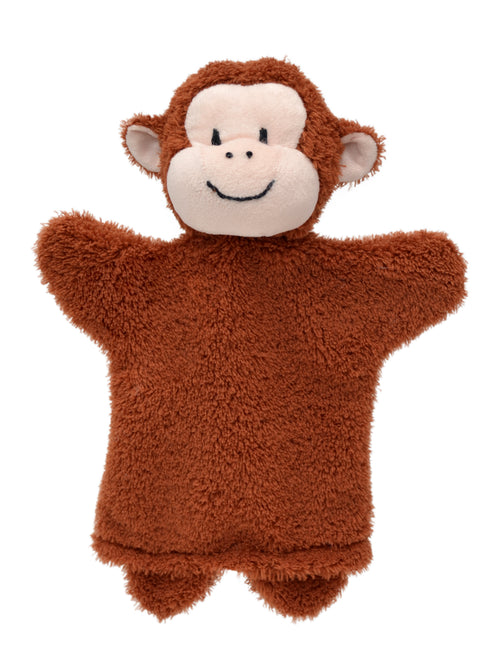 Hand Puppet Ape 26 cm, Brown Hand Puppet - Pintado & Lacado