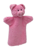 Hand Puppet Pig 27 cm, Pink Hand Puppet - Pintado & Lacado