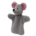 Hand Puppet Mouse 26 cm, Grey