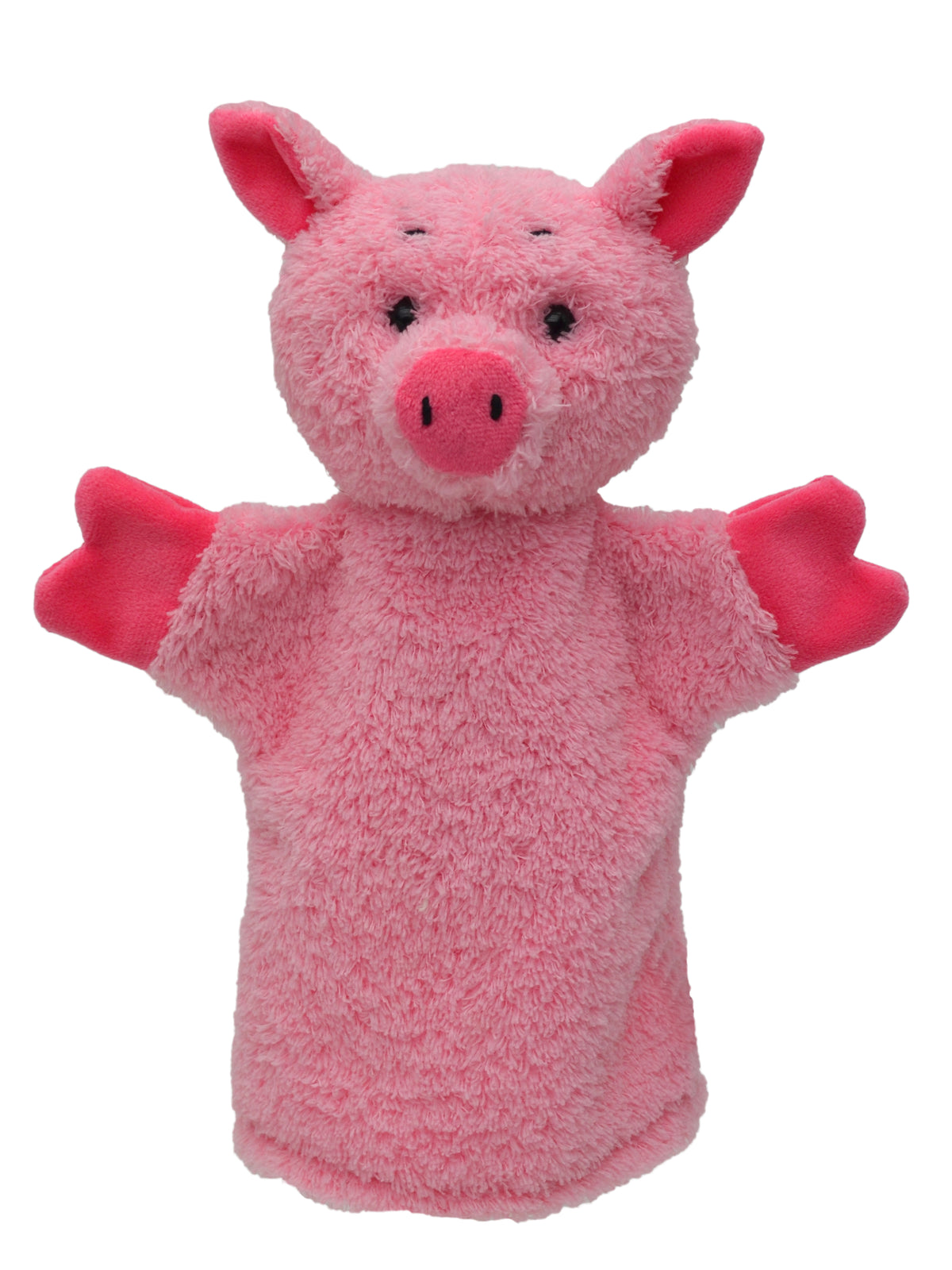 Hand Puppet Pig Speaking 26 cm, Pink
