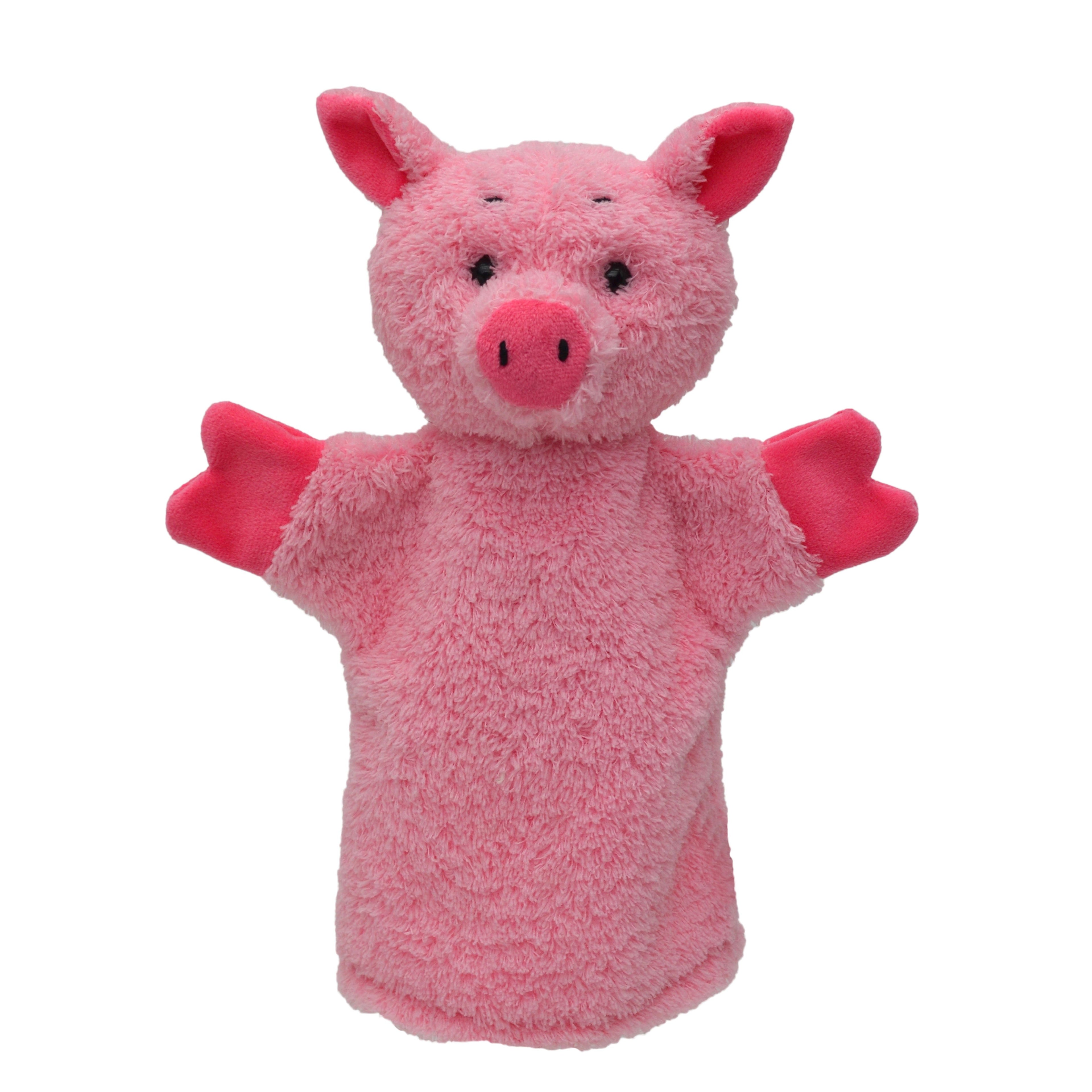 Handpuppe Schwein Sprechend 26 cm, 20397A