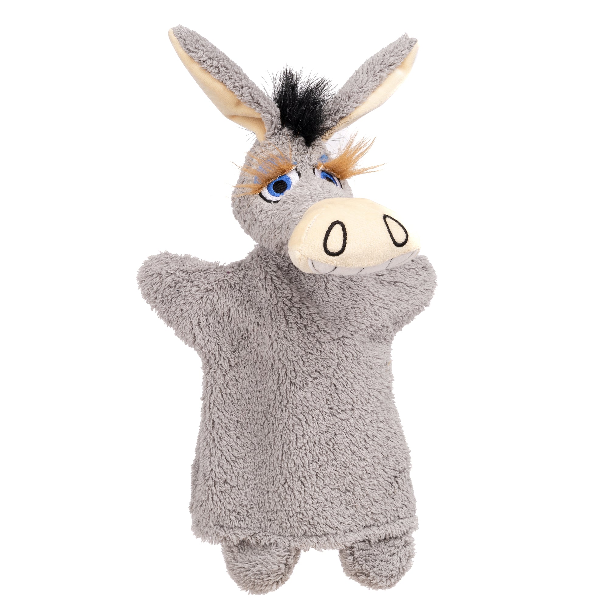Maňásek na ruku Osel 34 cm