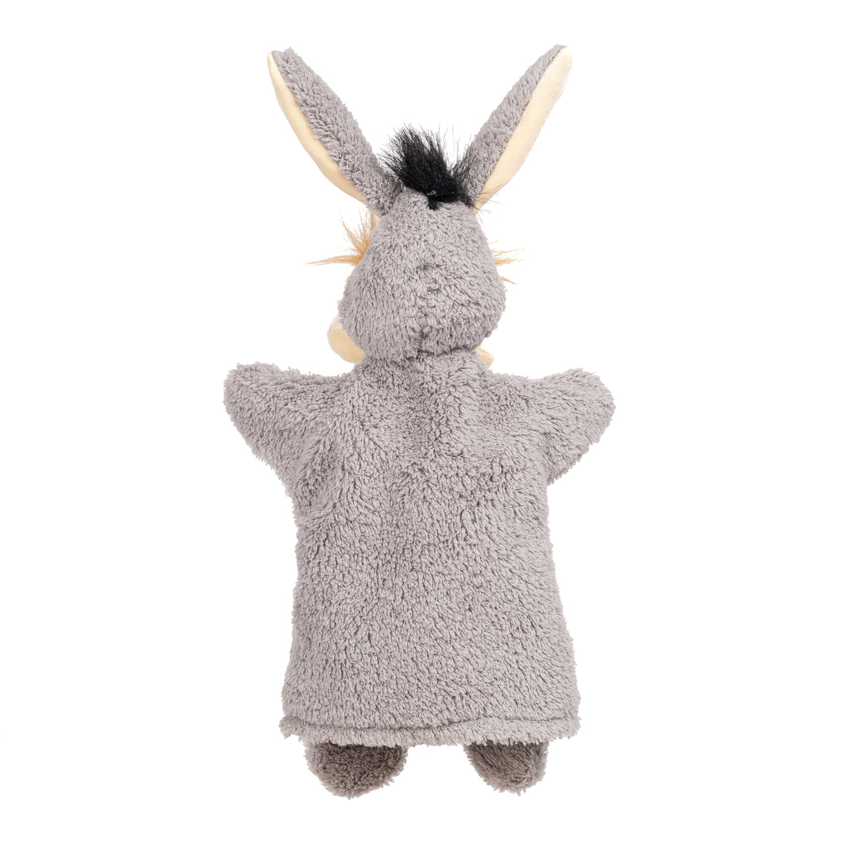 Hand Puppet Donkey 34 cm, Grey Hand Puppet - Pintado & Lacado