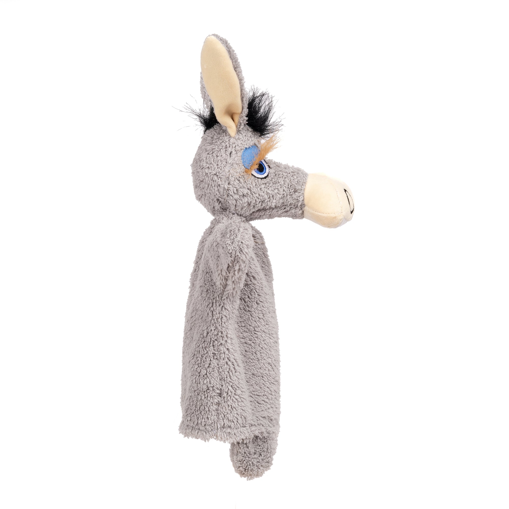 Maňásek na ruku Osel 34 cm