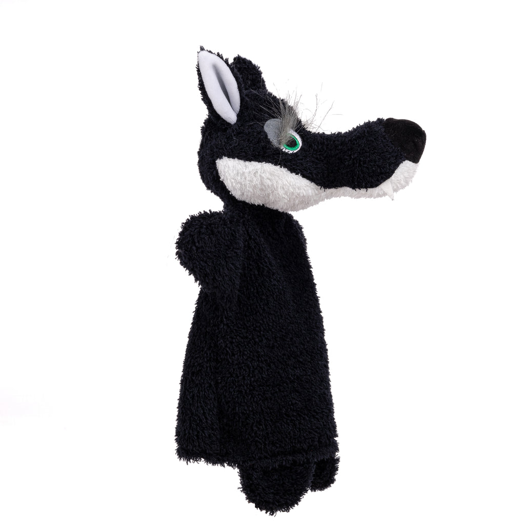 Maňásek na ruku Vlk 30 cm
