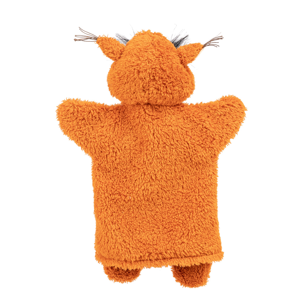Hand Puppet Squirrel 27 cm, Brown