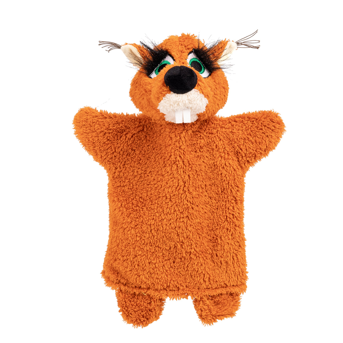 Hand Puppet Squirrel 27 cm, Brown