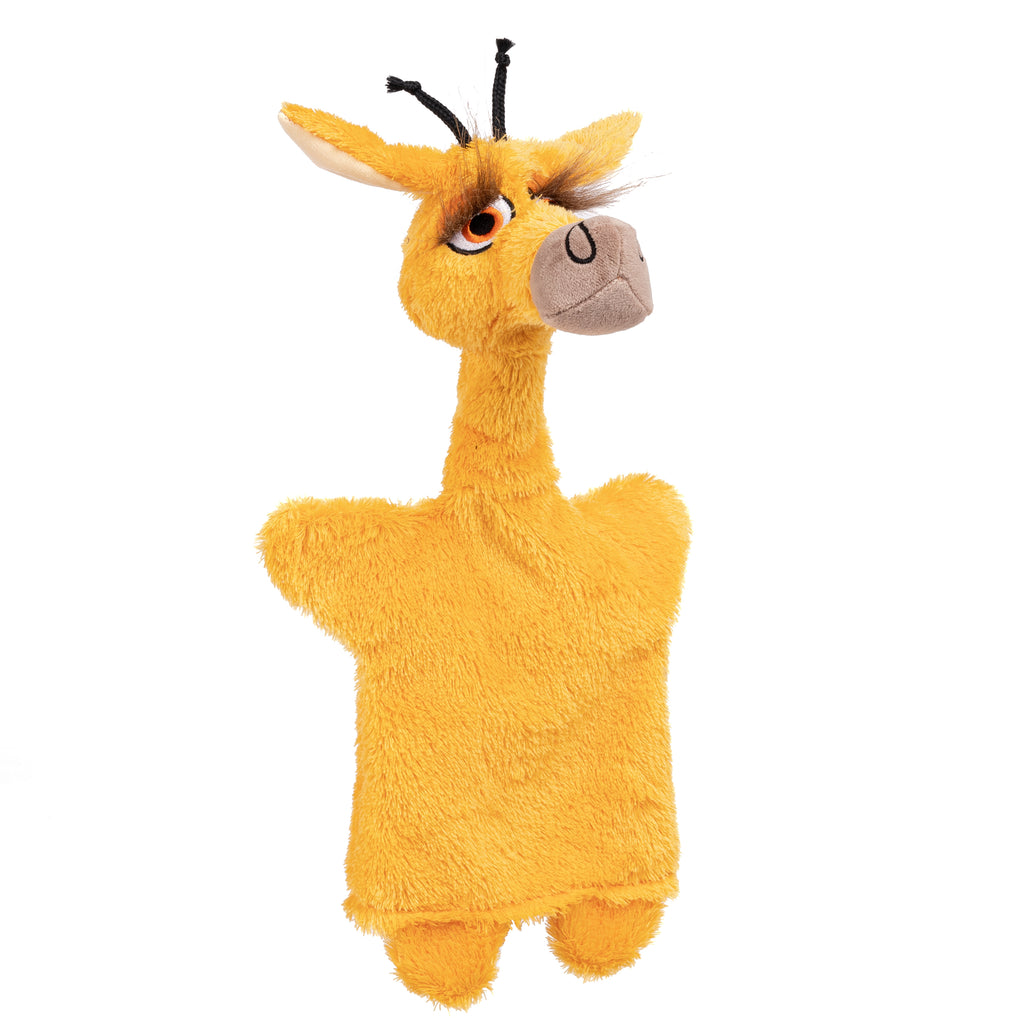Hand Puppet Giraffe 36 cm, Yellow Hand Puppet - Pintado & Lacado