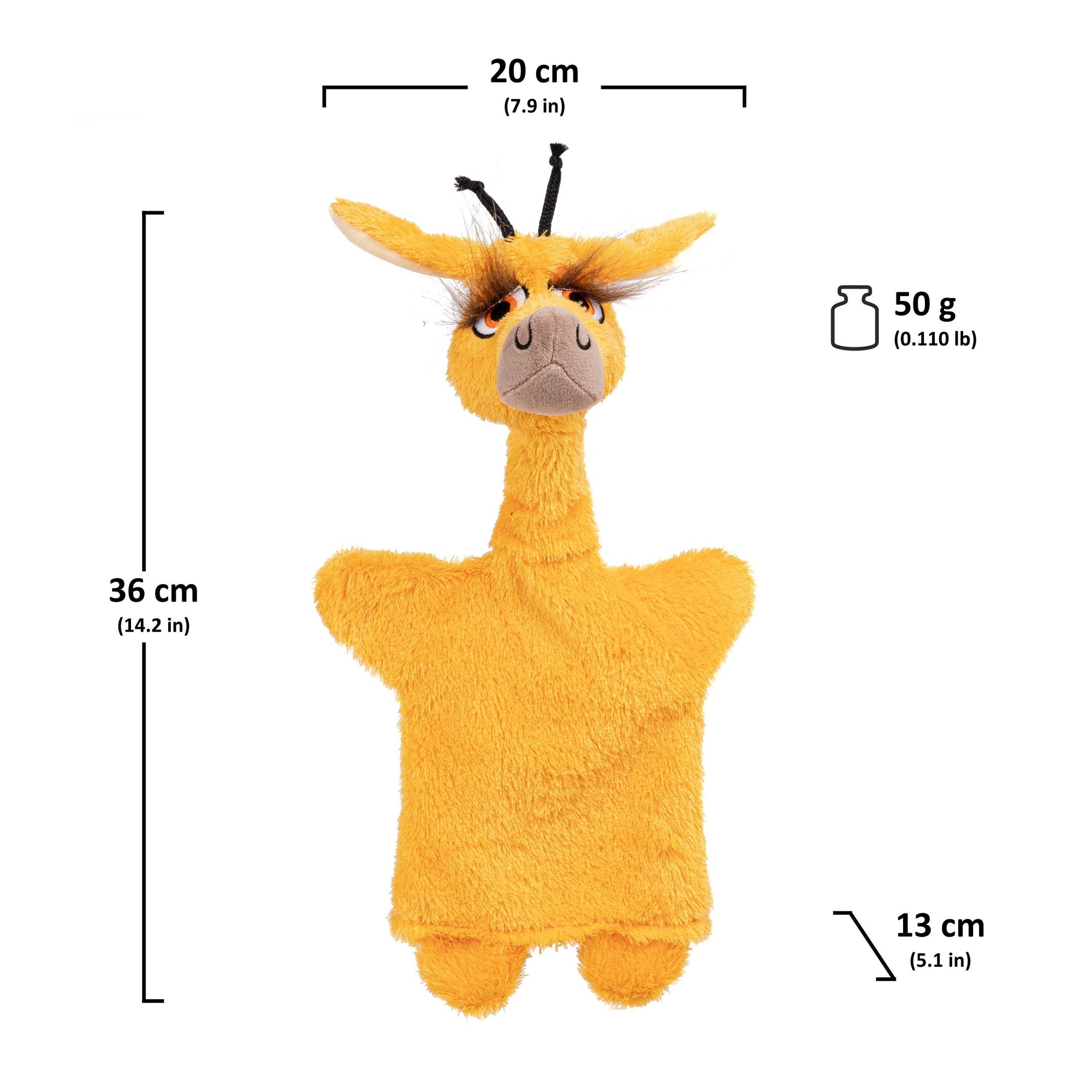 Handpuppe Giraffe 36 cm, 20413A