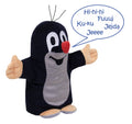 Hand Puppet The Little Mole Speaking 21 cm, Black