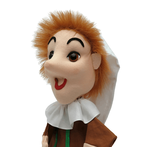 Handpuppe Kasperl 32 cm, 21873A Handpuppe - Pintado & Lacado