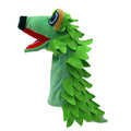 Hand Puppet Dragon Lalobe (Kasperl & Pezi) 12 cm, Green Hand Puppet - Pintado & Lacado
