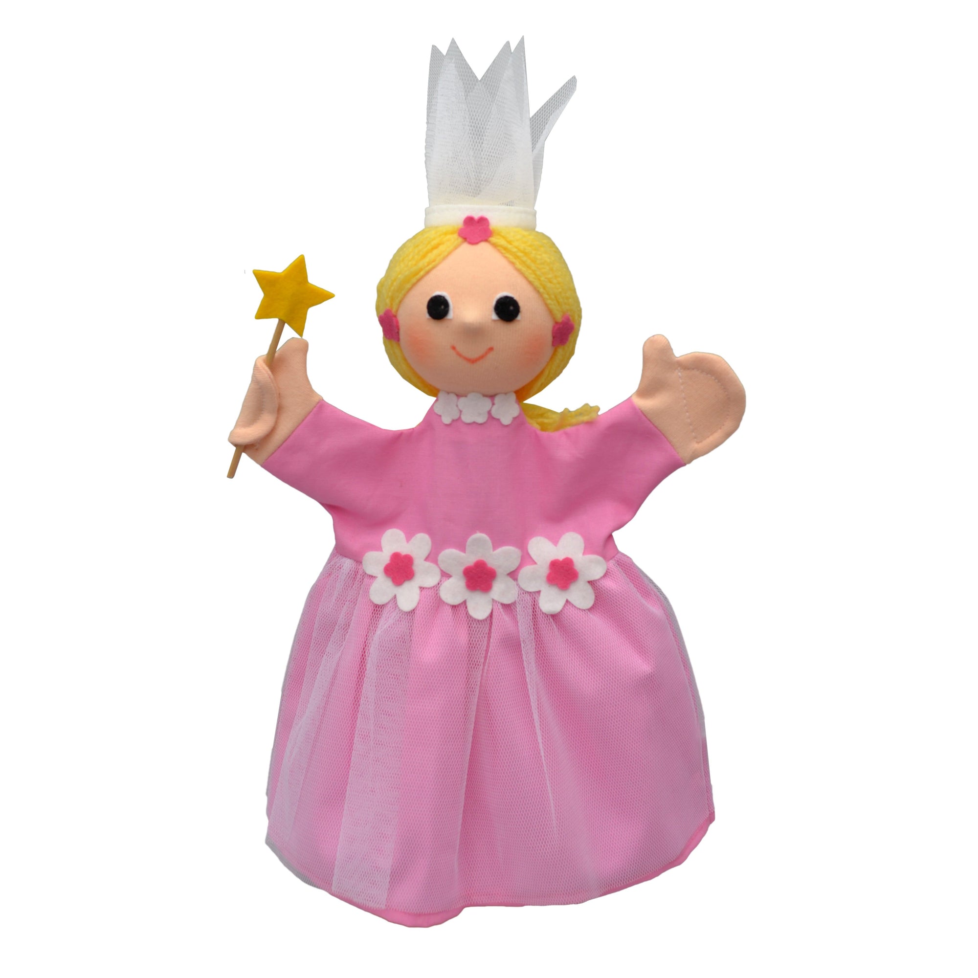 Maňásek na ruku Princezna 34 cm