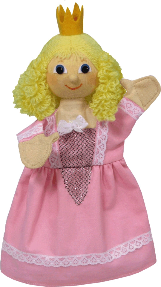 Hand Puppet Princess 30 cm, Multicolour Hand Puppet - Pintado & Lacado