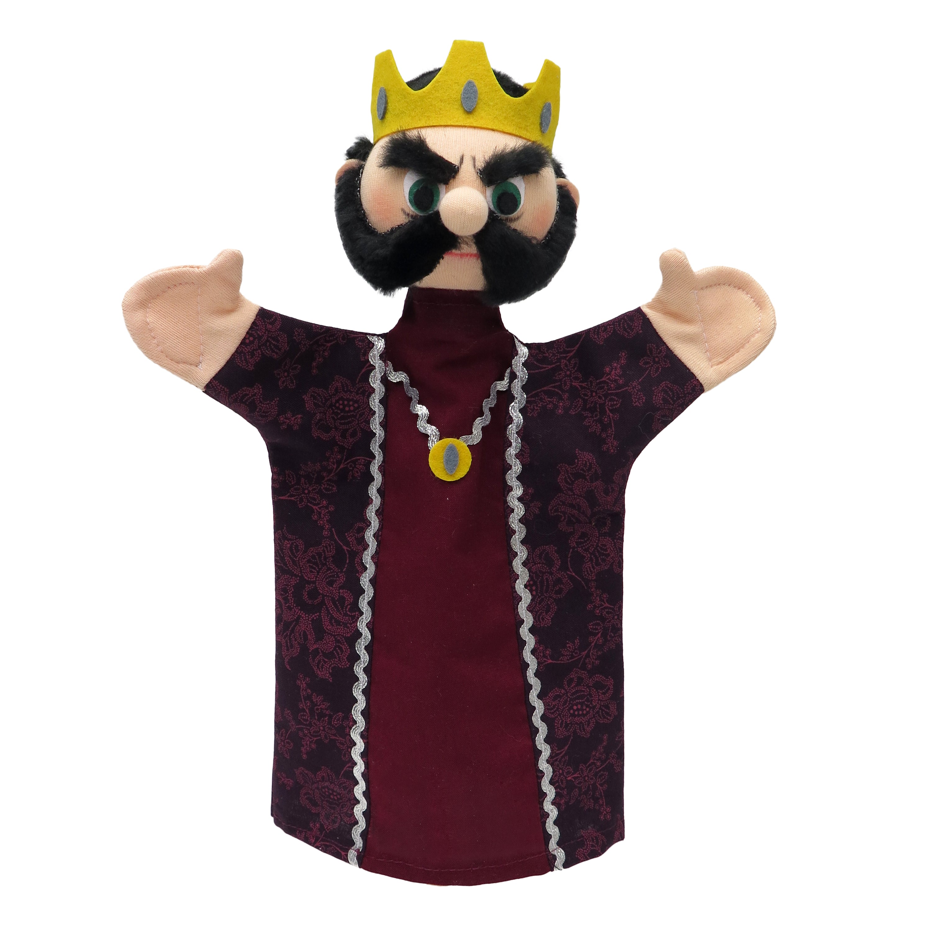 Handpuppe Böser König 28 cm, 22189A