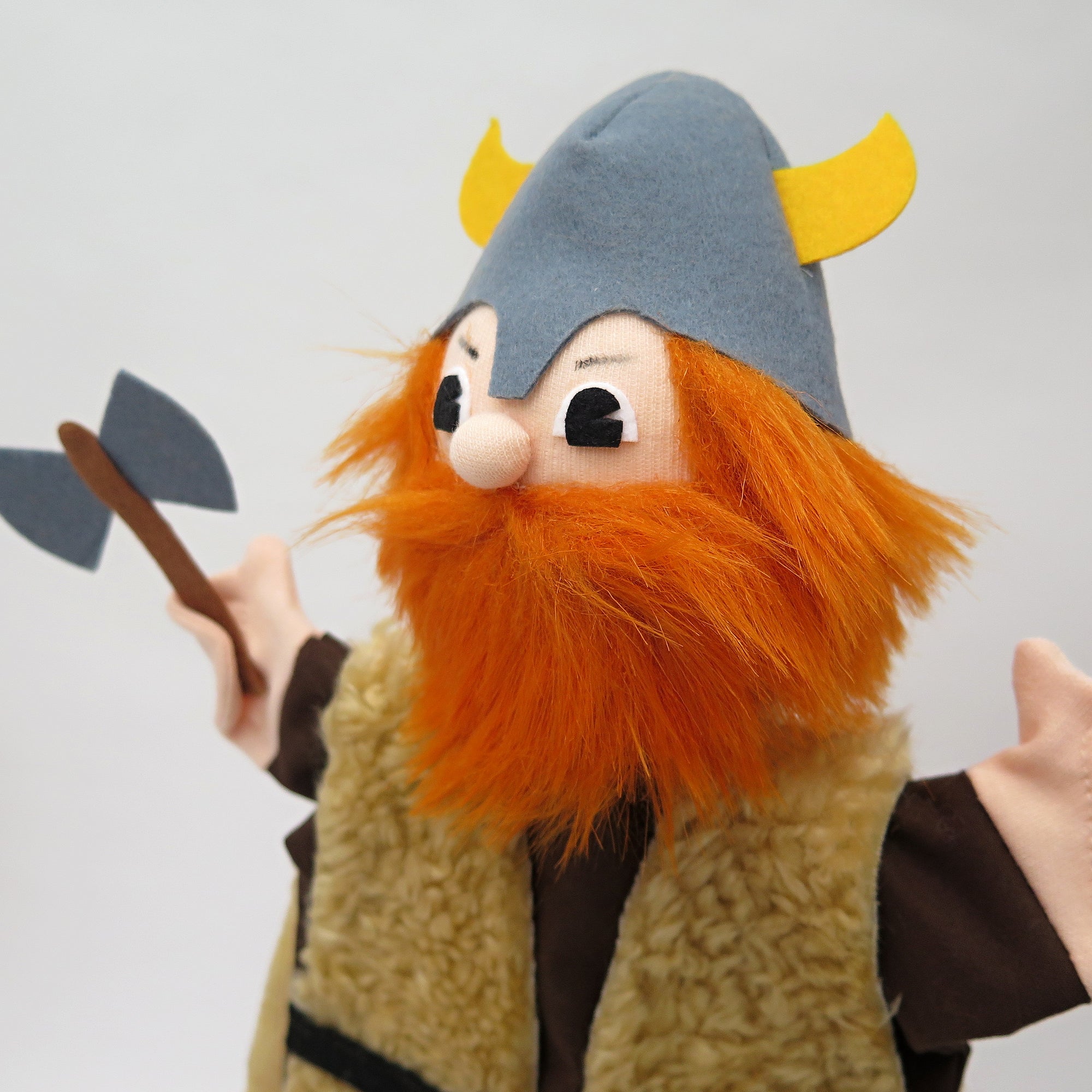 Handpuppe Viking 30 cm, 22195A