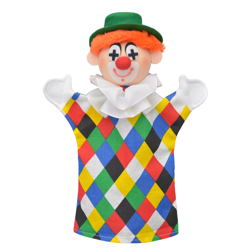 Hand Puppet Clown 28 cm, 22207A