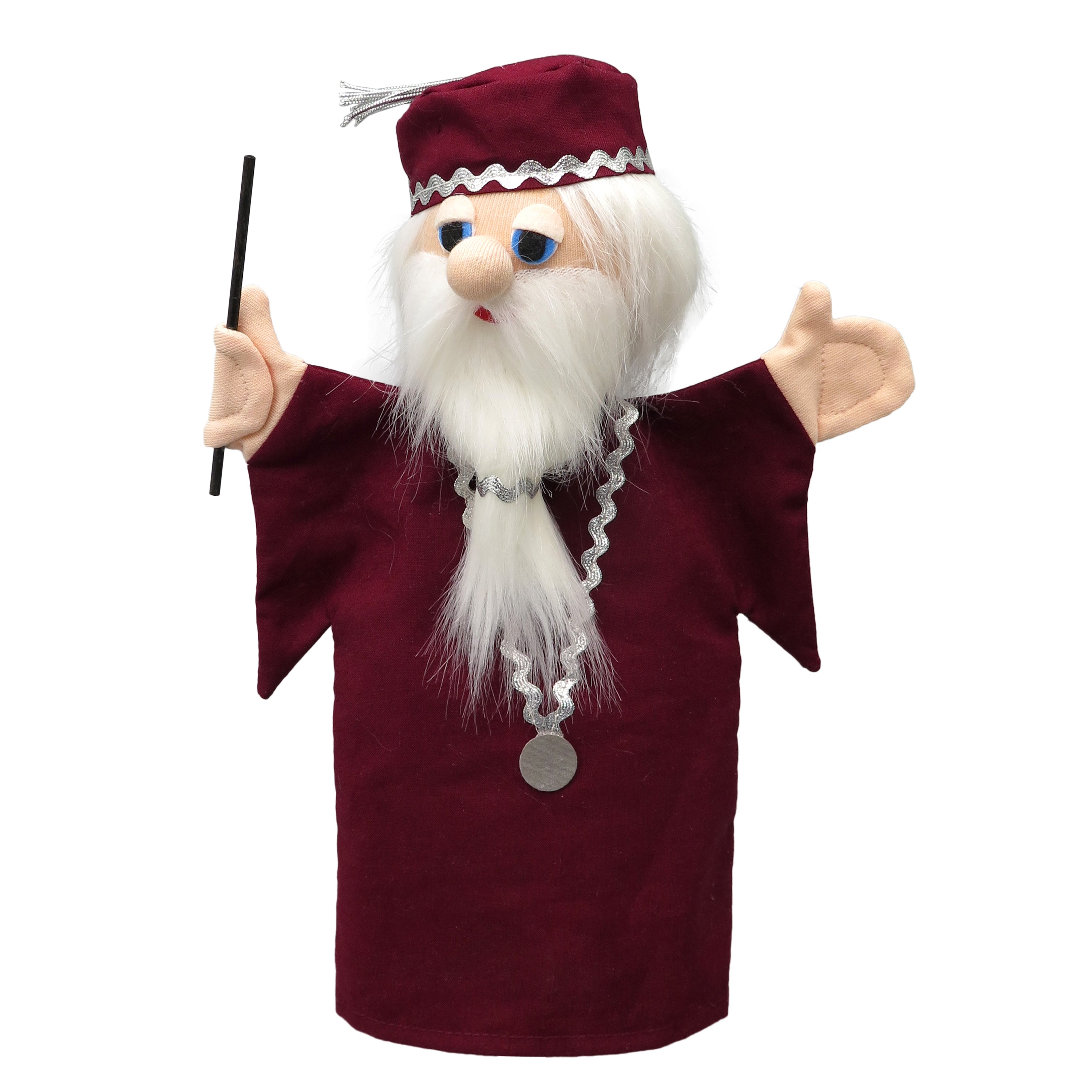 Handpuppe Zauberer 29 cm, 22228A