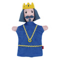 Hand Puppet King ART 32 cm, Blue Hand Puppet - Pintado & Lacado