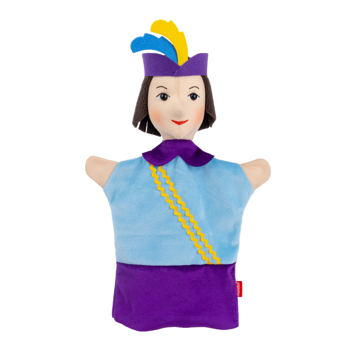 Hand Puppet Prince ART 32 cm, Multicolour Hand Puppet - Pintado & Lacado