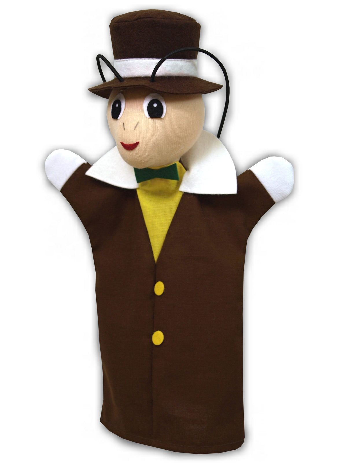 Hand Puppet Cricket 28 cm, Multicolour